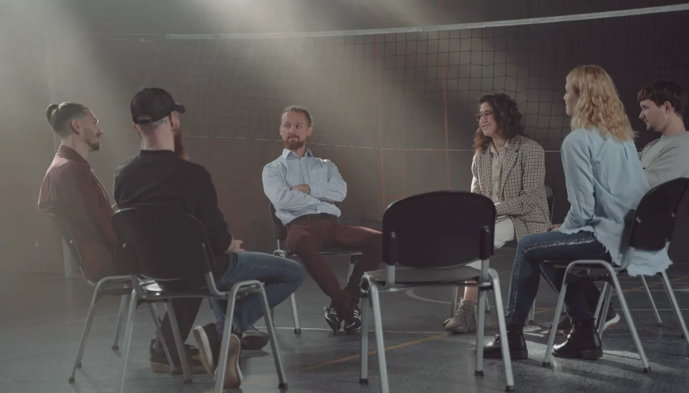 Un círculo de conversación vecinal para hablar sin pelear